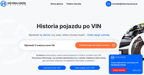 historia szkody auta